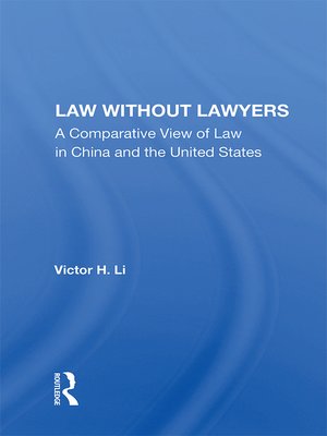 cover image of Law Without Lawyers